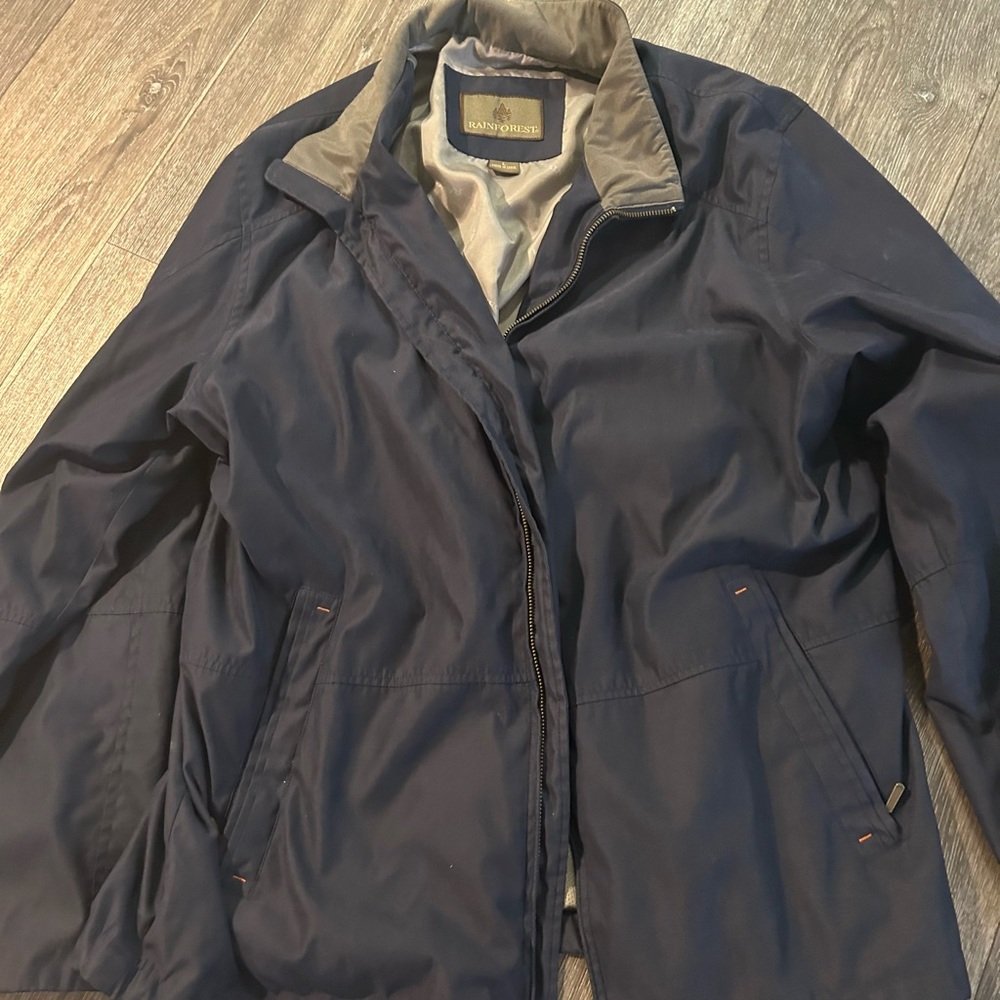 Casual all weather jacket.. grey/ bluish